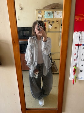 「無（ム）のアイテム」を使った、培333さん（レディース・153cm）の夏コーディネート
