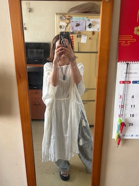 「アイテム（チノパンツ）」を使った、培333さん（レディース・153cm）の夏コーディネート