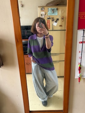 「ZARA MAN」｜培333さん（レディース・153cm）の夏コーディネート