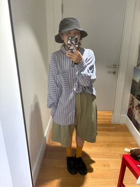 「無（ム）のアイテム」を使った、培333さん（レディース・153cm）の夏コーディネート