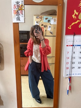 「無（ム）のアイテム」を使った、培333さん（レディース・153cm）の夏コーディネート