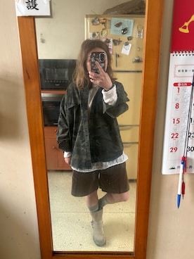 「NET（ネット）のアイテム」を使った、培333さん（レディース・153cm）の春コーディネート