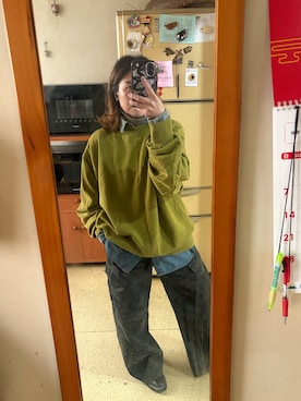 「アイテム（チノパンツ）」を使った、培333さん（レディース・153cm）の冬コーディネート