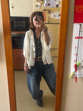 「oversize」｜培333さん（レディース・153cm）の秋コーディネート