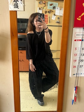 「無（ム）のアイテム」を使った、培333さん（レディース・153cm）の夏コーディネート