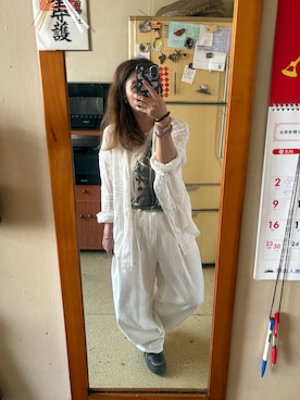 「無（ム）のアイテム」を使った、培333さん（レディース・153cm）の夏コーディネート