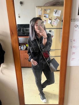 「PULL&BEAR（プルアンドベア）のアイテム（ジャケット/アウター）」を使った、培333さん（レディース・153cm）の秋コーディネート