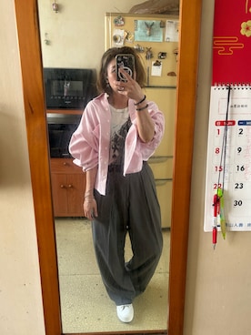 「無（ム）のアイテム」を使った、培333さん（レディース・153cm）の夏コーディネート