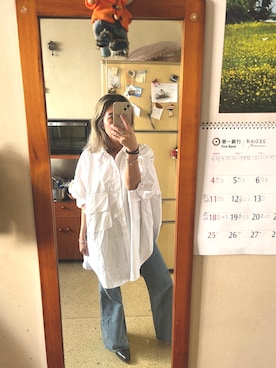 「無（ム）のアイテム（その他アウター）」を使った、培333さん（レディース・153cm）の秋コーディネート