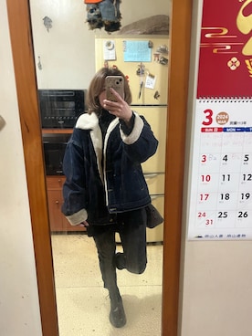 「ATTENTION（アテンション）のアイテム」を使った、培333さん（レディース・153cm）の春コーディネート