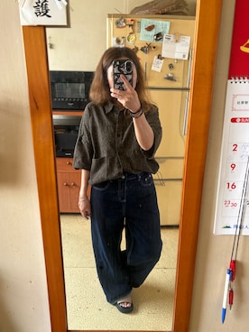 「無（ム）のアイテム」を使った、培333さん（レディース・153cm）の夏コーディネート
