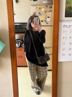 「oversize」｜培333さん（レディース・153cm）の春コーディネート