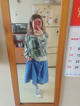 「CALINER（カリネ）のアイテム」を使った、培333さん（レディース・153cm）の秋コーディネート