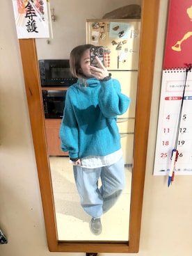 「H&M（エイチ・アンド・エム）のアイテム（トップス）」を使った、培333さん（レディース・153cm）の冬コーディネート