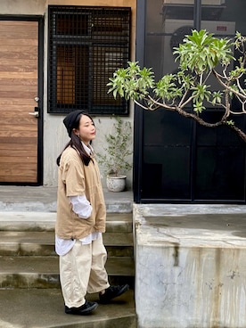「CRITIC（クリティック）のアイテム」を使った、huaさん（レディース・151cm）の秋コーディネート