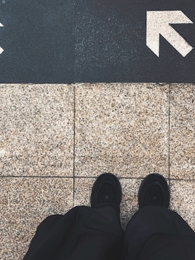 「アイテム（スニーカー）」を使った、wmyさん（レディース・158cm）の冬コーディネート