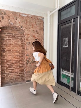 「TORIO（トリオ）のアイテム」を使った、𝐸𝑛𝑧𝑖𝑒𝑒𝑒さん（レディース・160cm）の春コーディネート