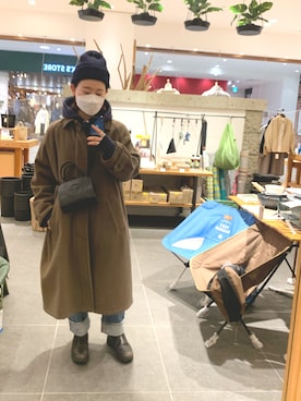 「Blundstone（ブランドストーン）のアイテム」を使った、madoka さん（レディース・152cm）の冬コーディネート