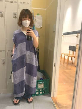 「仕事着」｜「アイテム（ワンピース/ドレス）」を使った、madoka さん（レディース・152cm）の夏コーディネート