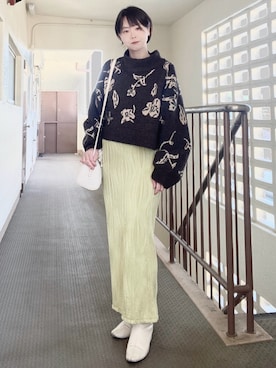 yukaさん(レディース・157cm)の冬コーディネート