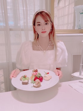 「フレンチガーリー」｜「アイテム（カチューシャ）」を使った、yukaさん（レディース・155cm）の秋コーディネート