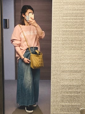 「アイテム（ピアス（両耳用））」を使った、kaorin☆さん（レディース・156cm・40代）の春コーディネート