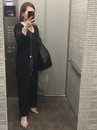 coca（coca）（コカ）の「ドット柄オールインワン（サロペット