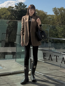 「CHANEL（シャネル）のアイテム」を使った、Haruka ❤︎さん（レディース・168cm）の春コーディネート