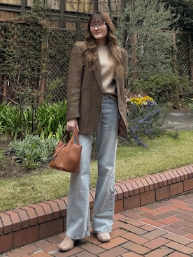 「BURBERRY（バーバリー）のアイテム」を使った、Haruka ❤︎さん（レディース・168cm）の春コーディネート