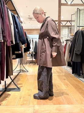 「アイテム（ローファー）」を使った、チコたんさん（レディース・156cm・40代）の冬コーディネート