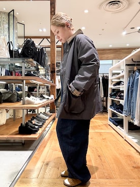 「アイテム（オールインワン・サロペット）」を使った、チコたんさん（レディース・156cm・40代）の秋コーディネート