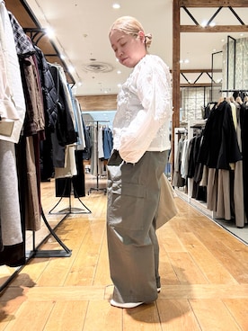 「かぐれ（カグレ）のアイテム」を使った、チコたんさん（レディース・156cm）の春コーディネート