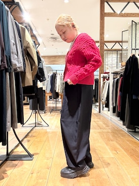 「アイテム（ローファー）」を使った、チコたんさん（レディース・156cm・40代）の秋コーディネート