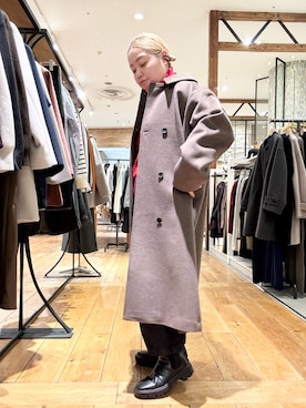 「アイテム（テーラードジャケット）」を使った、チコたんさん（レディース・156cm・40代）の冬コーディネート