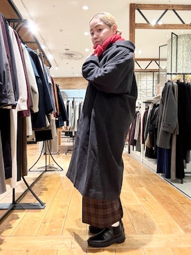 「アイテム（スカート）」を使った、チコたんさん（レディース・156cm・40代）の冬コーディネート