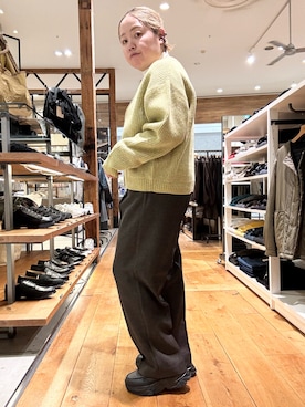 「URBAN RESEARCH DOORS（アーバンリサーチドアーズ）のソフトテレコタートルプルオーバー（Tシャツ/カットソー）」を使った、チコたんさん（レディース・156cm）の秋コーディネート