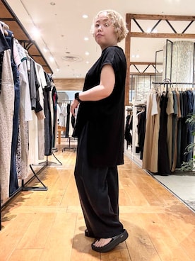 「アラフォーコーデ」｜チコたんさん（レディース・156cm）の夏コーディネート