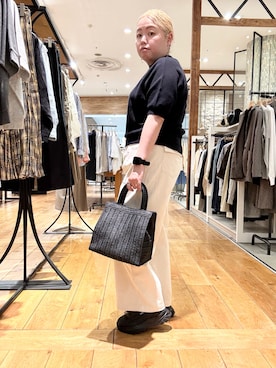 「かぐれ（カグレ）のアイテム」を使った、チコたんさん（レディース・156cm）の春コーディネート