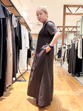 「FORK&SPOON（フォークアンドスプーン）のアイテム（ワンピース）」を使った、チコたんさん（レディース・156cm）の夏コーディネート