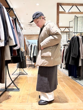 「アイテム（キャップ）」を使った、チコたんさん（レディース・156cm・40代）の冬コーディネート