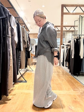 「URBAN RESEARCH DOORS（アーバンリサーチドアーズ）のシアーデニムシャツ（シャツ/ブラウス）」を使った、チコたんさん（レディース・156cm）の秋コーディネート