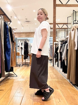 「ぽっちゃり」｜チコたんさん（レディース・156cm）の夏コーディネート