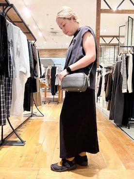 「アイテム（ベスト）」を使った、チコたんさん（レディース・156cm・40代）の夏コーディネート