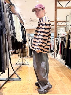 「アイテム（ローファー）」を使った、チコたんさん（レディース・156cm・40代）の秋コーディネート