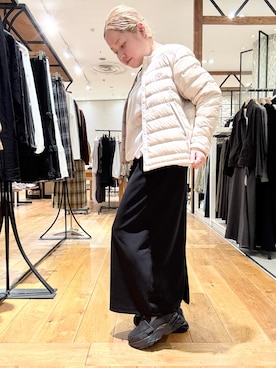 「アイテム（その他アウター）」を使った、チコたんさん（レディース・156cm）の秋コーディネート