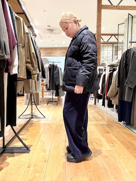 「アイテム（ローファー）」を使った、チコたんさん（レディース・156cm・40代）の秋コーディネート