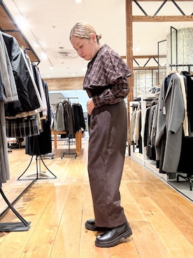 「アイテム（ワンピース）」を使った、チコたんさん（レディース・156cm・40代）の秋コーディネート