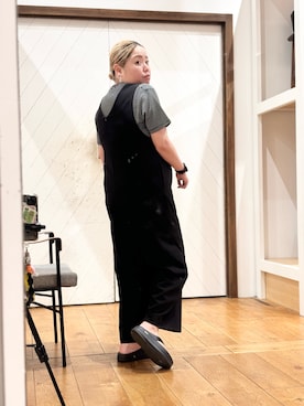 「アイテム（オールインワン・サロペット）」を使った、チコたんさん（レディース・156cm）の夏コーディネート