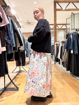 「かぐれ（カグレ）のアイテム」を使った、チコたんさん（レディース・156cm）の春コーディネート