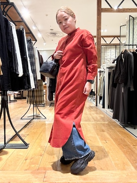 「アイテム（ローファー）」を使った、チコたんさん（レディース・156cm）の秋コーディネート